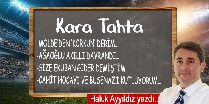 MOLDE’DEN ‘KORKUN’ DERİM…