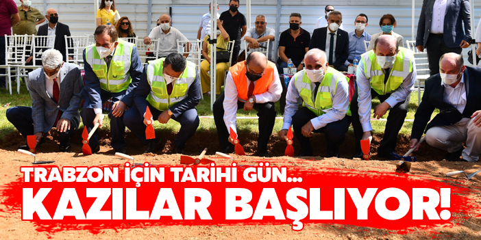 Trabzon tarihinde ilk kez arkeolojik kazı hareketi başlatıldı