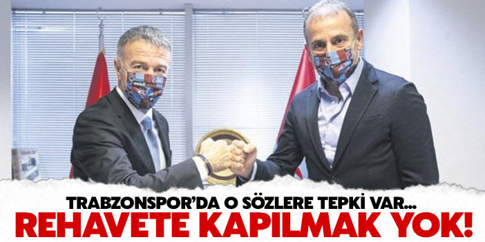 Trabzonspor'da rehavete yer yok!