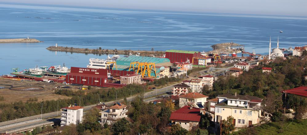 Trabzon'da yılda 10 bin ton çelik gemilere dönüşüyor