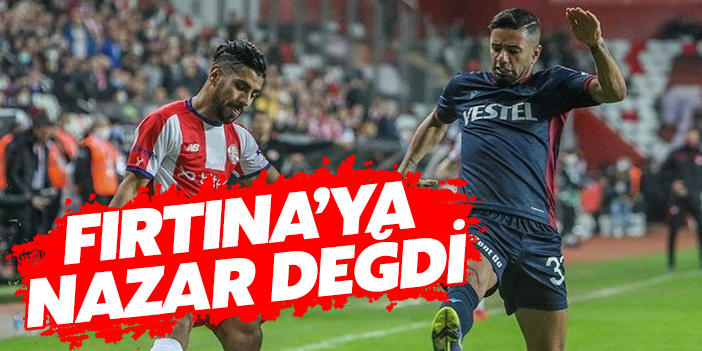 Trabzonspor 27 maç sonra kaybetti!