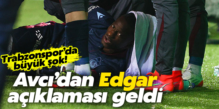 Trabzonspor'a büyük şok: Edgar Ie sakatlandı!