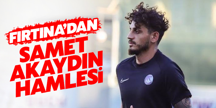 Trabzonspor'dan Samet Akaydın atağı