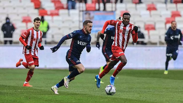 Sivasspor - Trabzonspor maç sonucu: 1-1